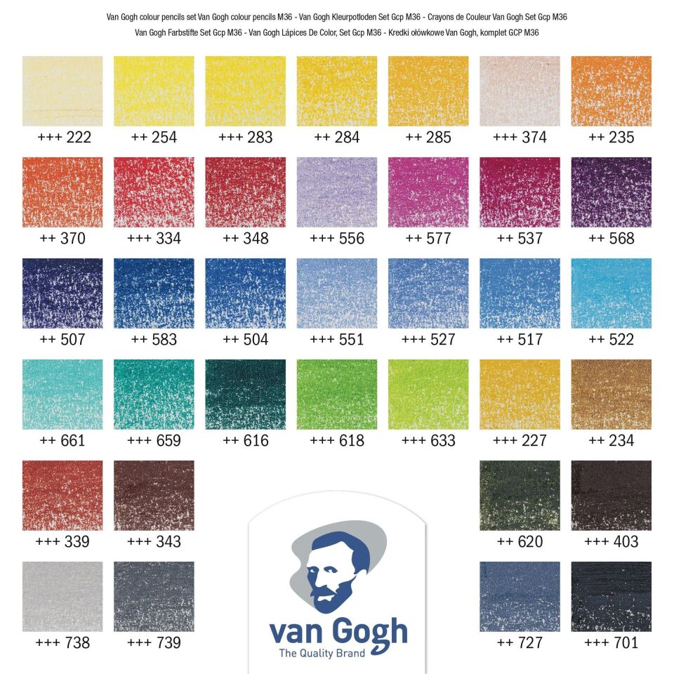 VAN GOGH COLOUR PENCIL 36`LI SET