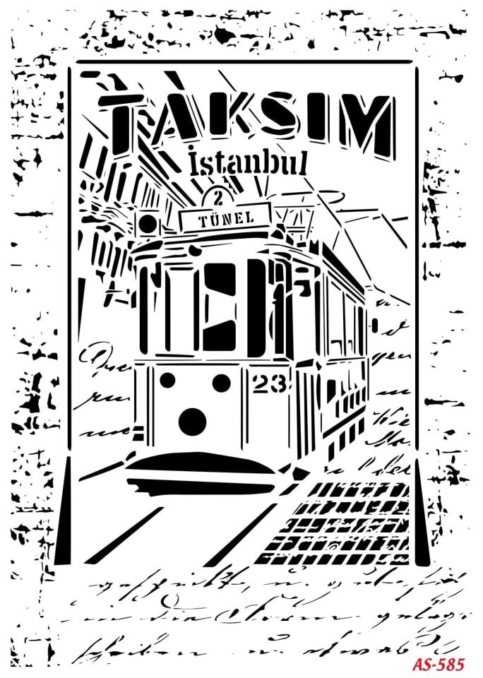 A4 SERİSİ STENCIL AS585 21X29