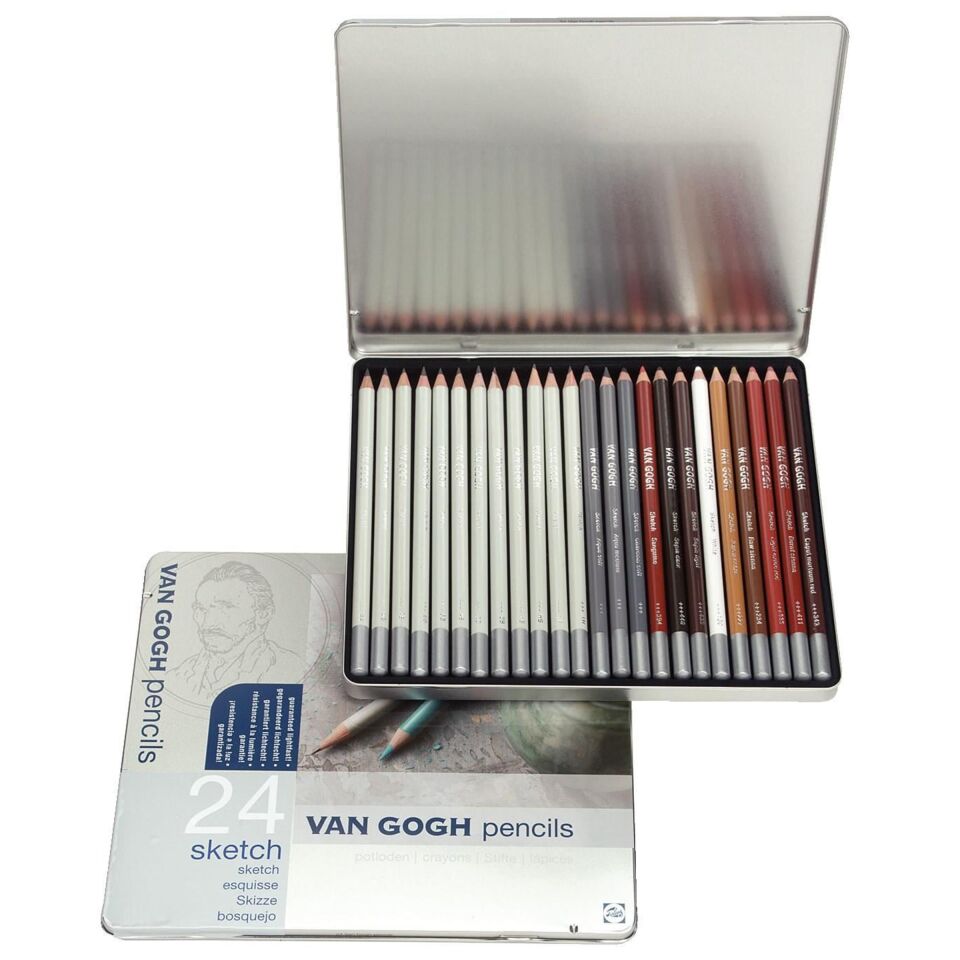 VAN GOGH SKETCH 24'LÜ SET (DERECELİ & ESKİZ)