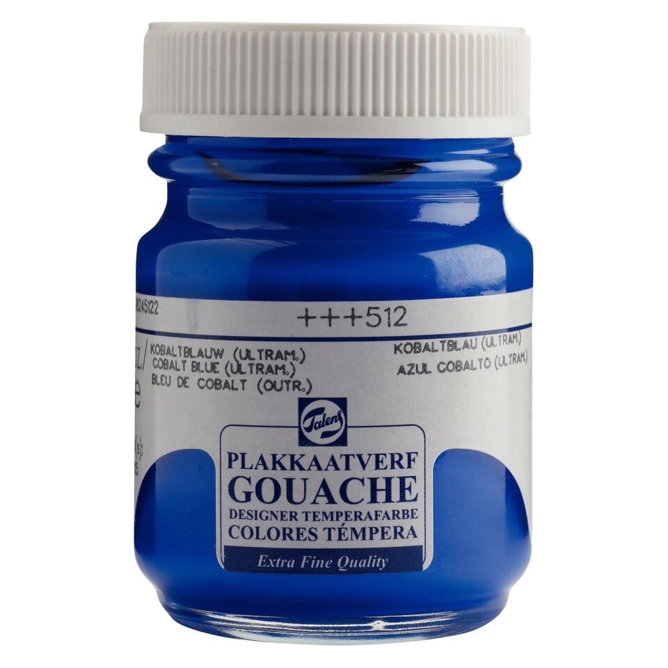 TALENS GOUACHE JAR 50ML COBALT BLUE UL.