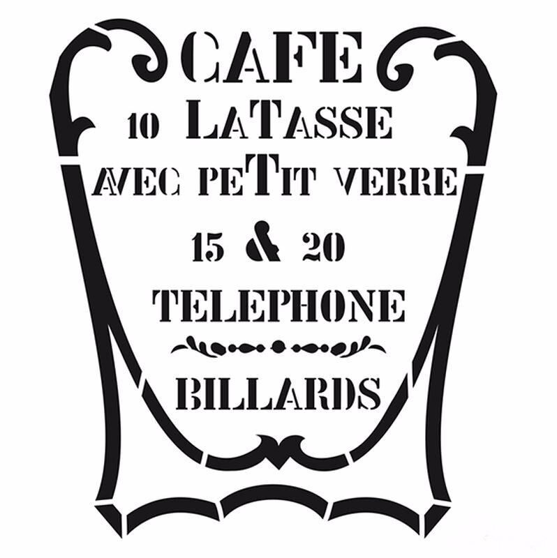 HOME DECOR STENCIL HD-46 45X45