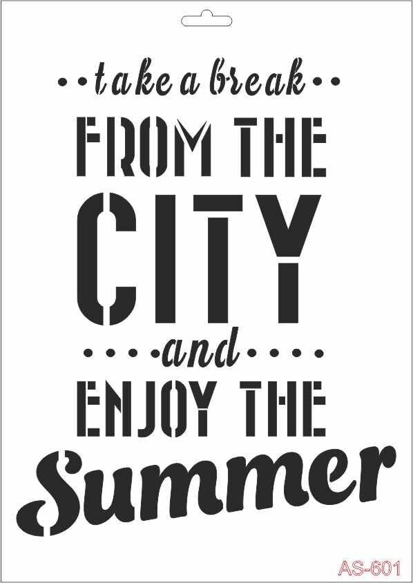 A4 SERİSİ STENCIL AS601 21X29