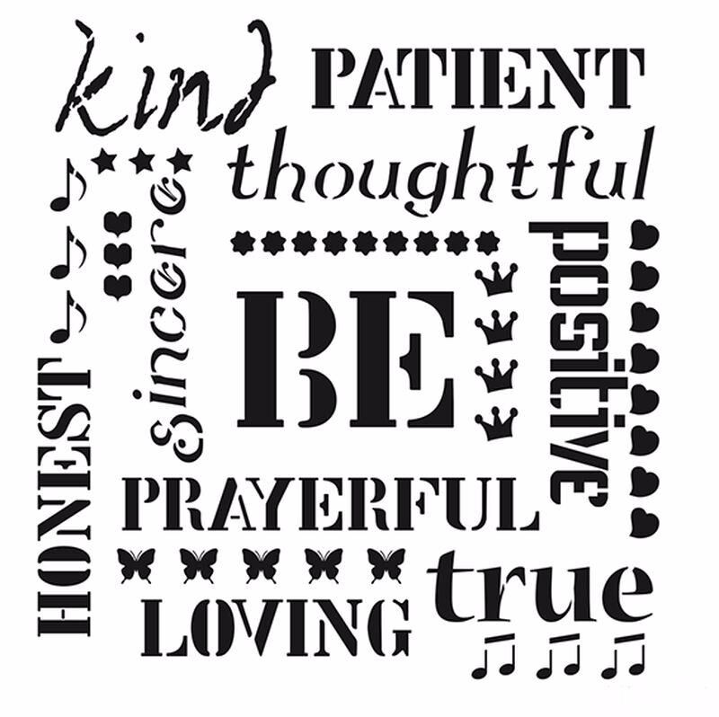 HOME DECOR STENCIL HD-56 45X45
