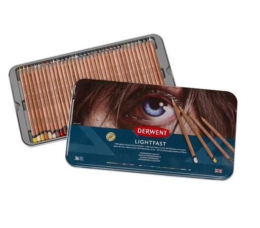 DERWENT LIGHTFAST 36'LI METAL KUTU