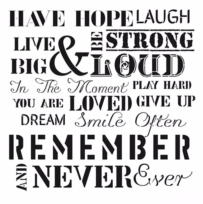 HOME DECOR STENCIL HD-57 45X45