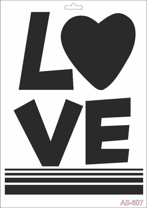 A4 SERİSİ STENCIL AS607 21X29