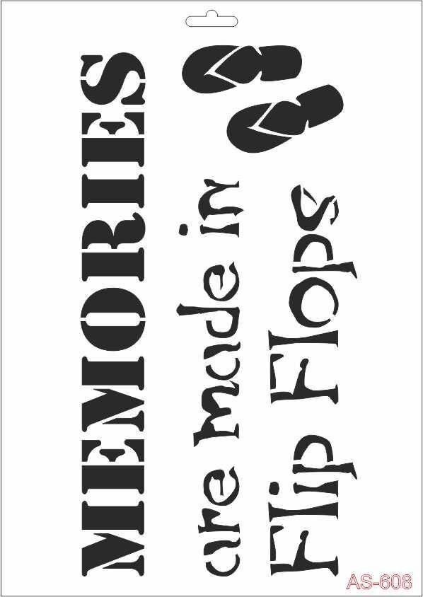 A4 SERİSİ STENCIL AS608 21X29