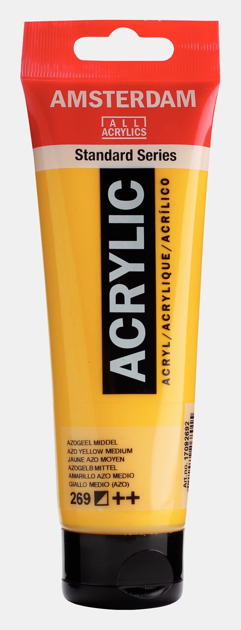 AMSTERDAM STANDART AKRİLİK 120 ML. AZO YLW. MD.