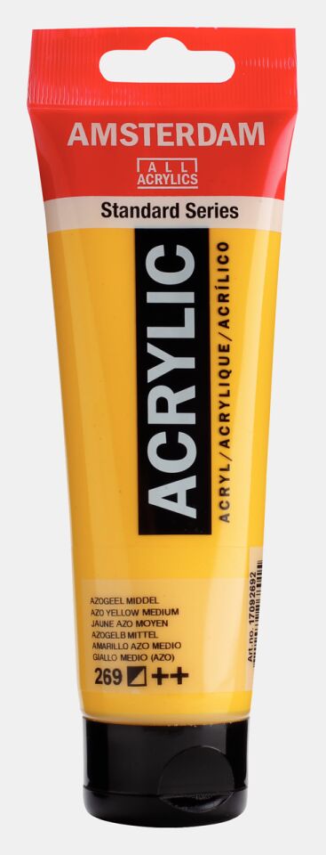 AMSTERDAM STANDART AKRİLİK 120 ML. AZO YLW. MD.