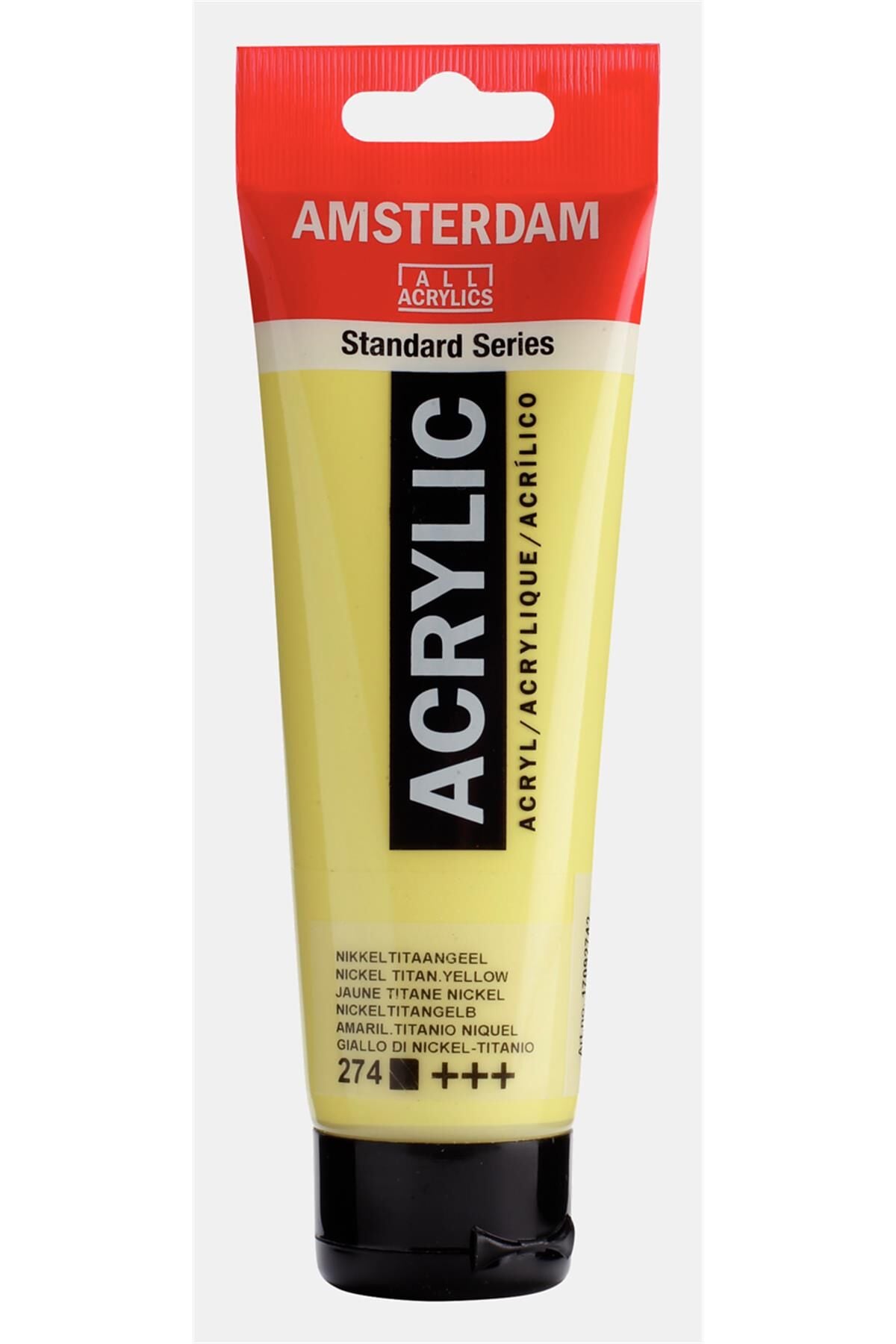 AMSTERDAM STANDART AKRİLİK 120 ML. NICKEL TIT. YLW