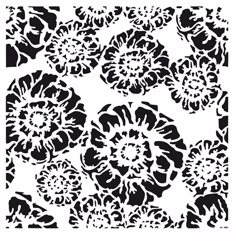 HOME DECOR STENCIL HD-74 45X45