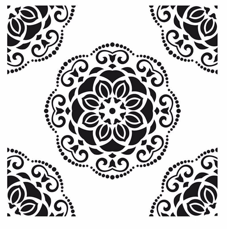 HOME DECOR STENCIL HD-75 45X45