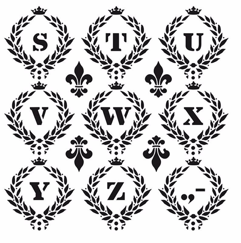 HDM16 Home Dekor Midi Stencil (25X25)