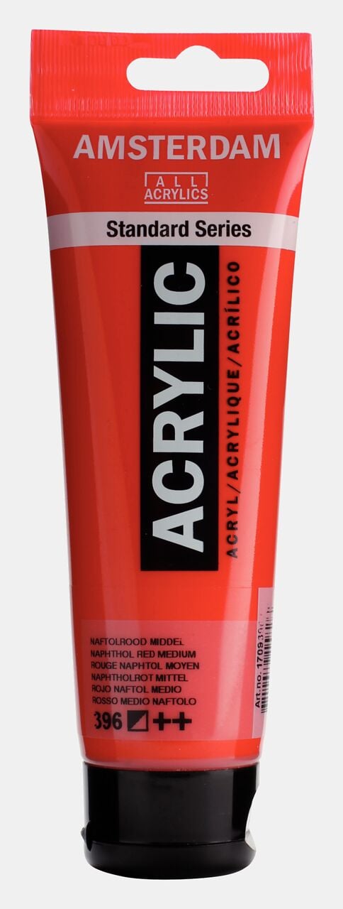AMSTERDAM STANDART AKRİLİK 120 ML. NAPH. RED MD.