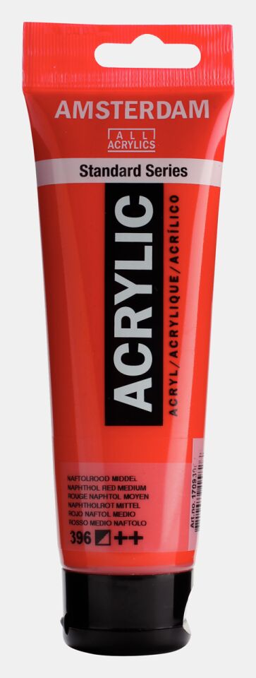 AMSTERDAM STANDART AKRİLİK 120 ML. NAPH. RED MD.