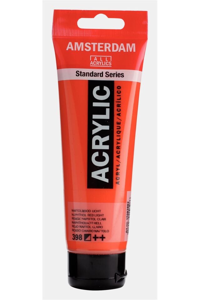 AMSTERDAM STANDART AKRİLİK 120 ML. NAPH. RED LT.