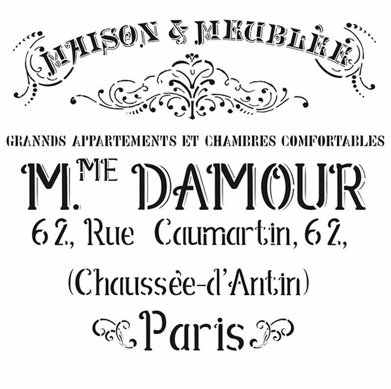 HDM28 Home Dekor Midi Stencil (25X25)