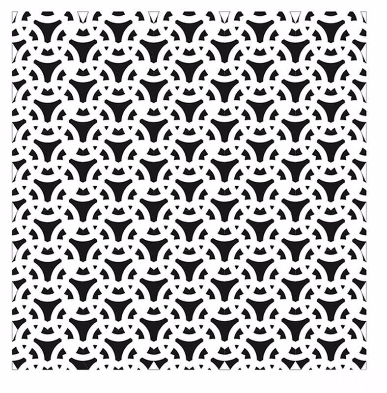 HD095 Home Dekor Stencil 45x45