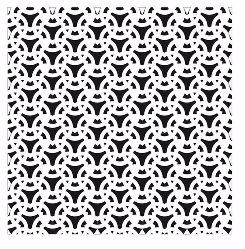 HD095 Home Dekor Stencil 45x45