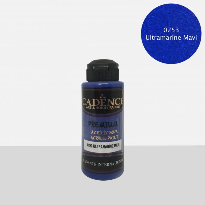 PREMIUM AKRİLİK BOYA 0253 ULTRAMARİNE 120ML
