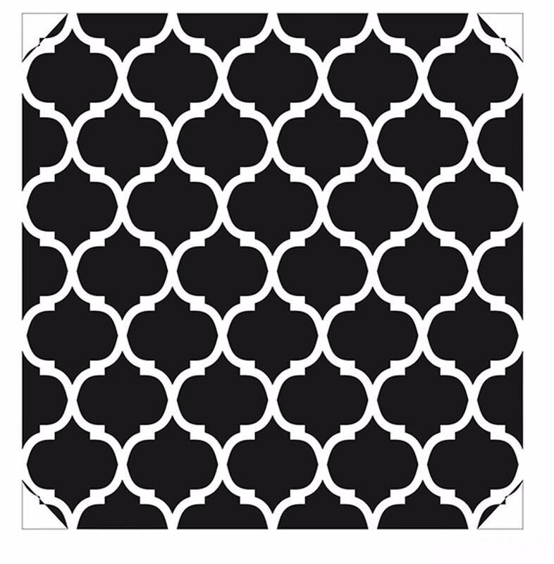 HD096 Home Dekor Stencil 45x45