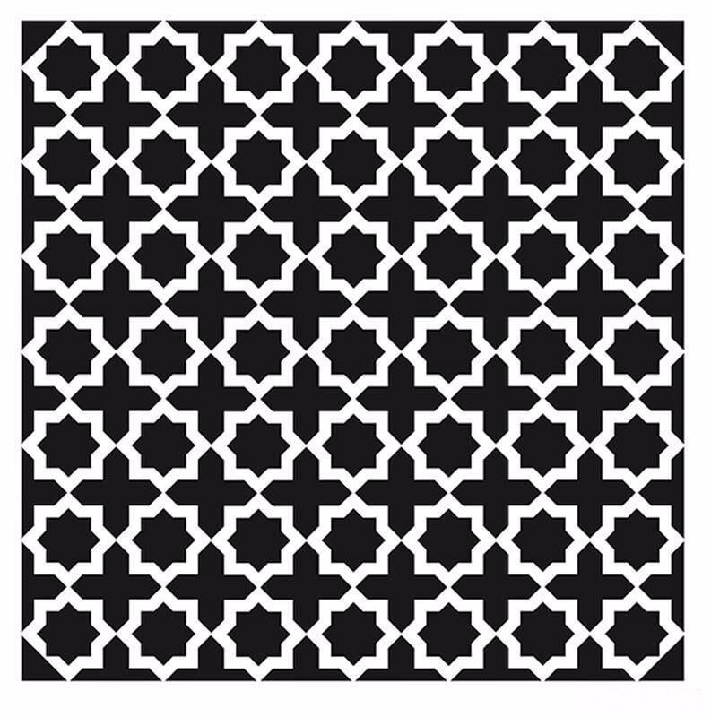 HD100 Home Dekor Stencil 45x45