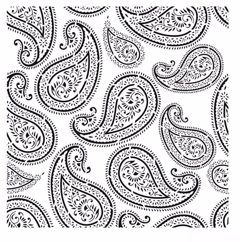 HD106 Home Dekor Stencil 45x45