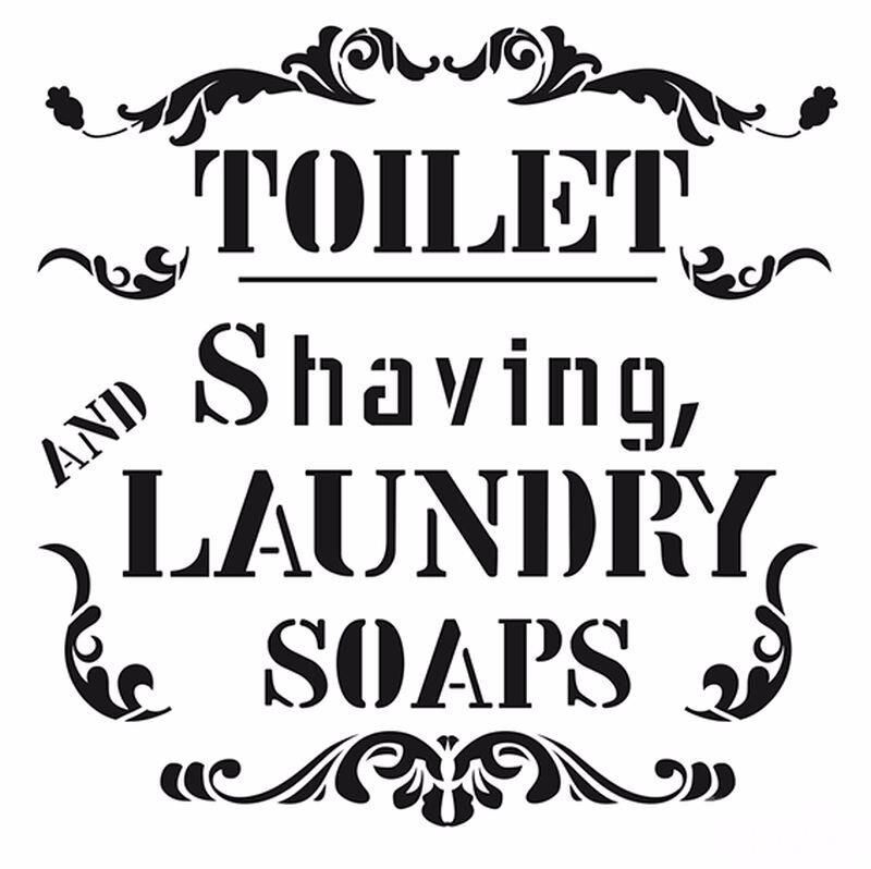 HOME DECOR MİNİ STENCIL HDM-41 25X25