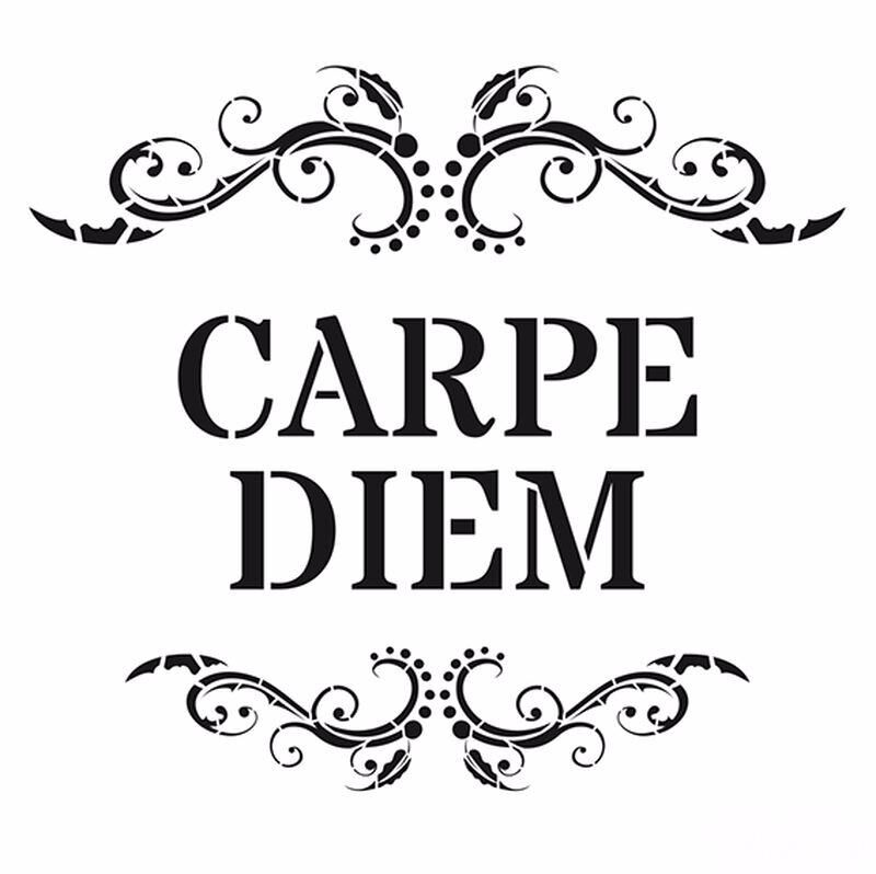 HOME DECOR MİNİ STENCIL HDM-42 25X25