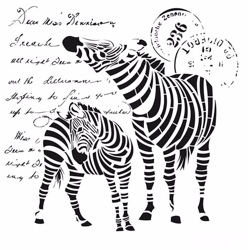 HOME DECOR STENCIL HD-108 45X45