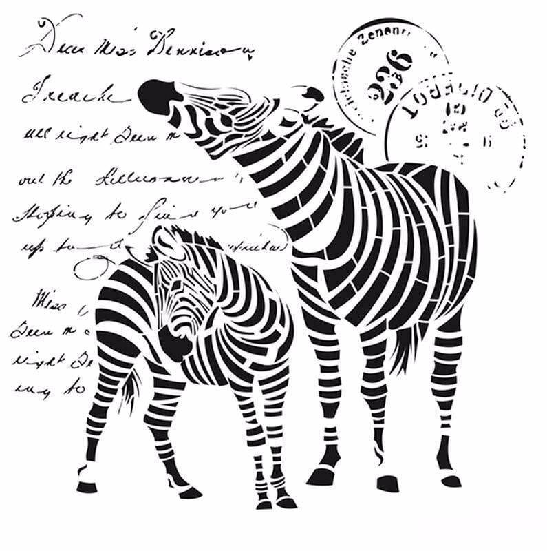 HOME DECOR STENCIL HD-108 45X45