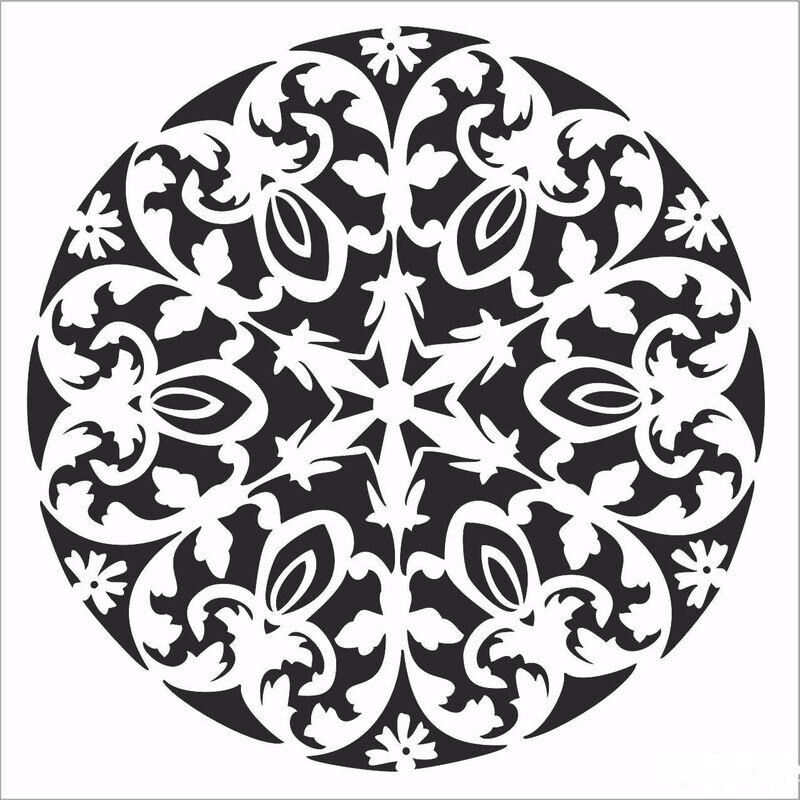 HD111 Home Dekor Stencil 45X45