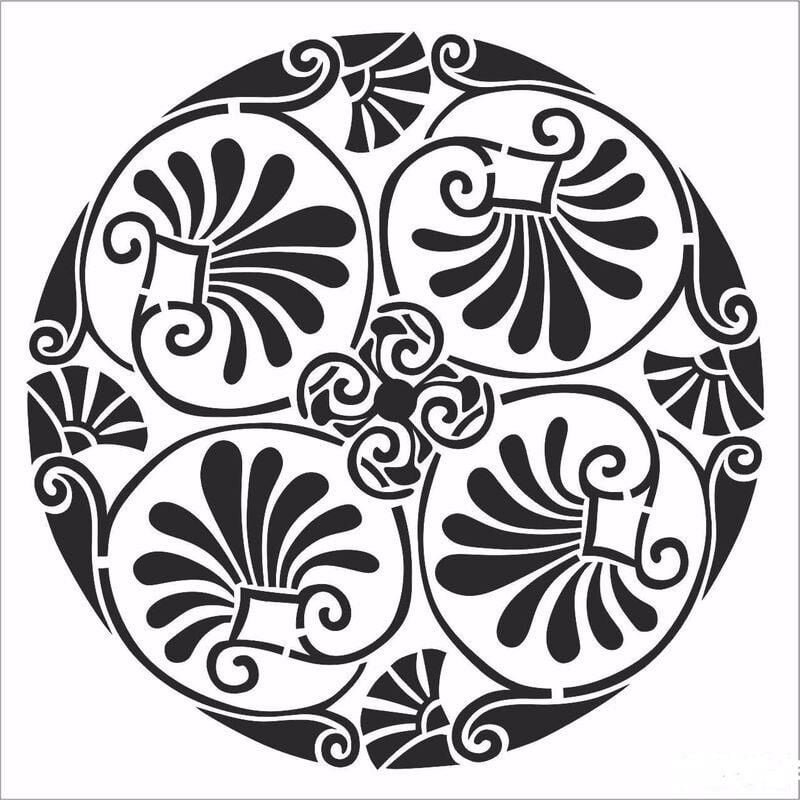 HD115 Home Dekor Stencil 45x45