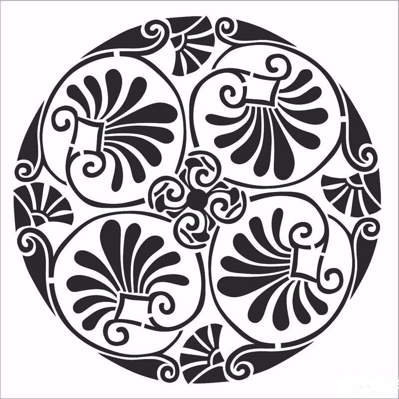 HD115 Home Dekor Stencil 45x45