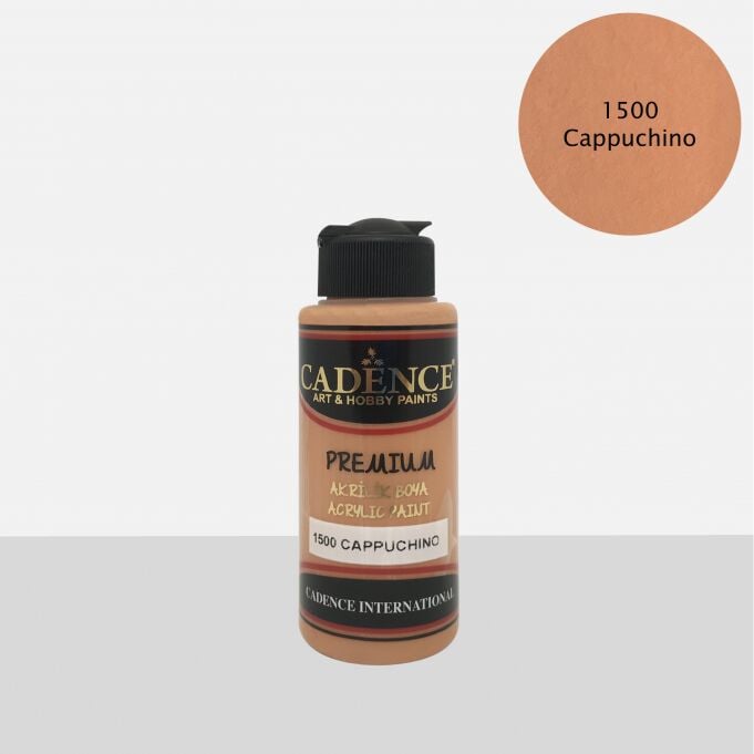 PREMIUM AKRİLİK BOYA 1500 CAPPUCHINO 120ML
