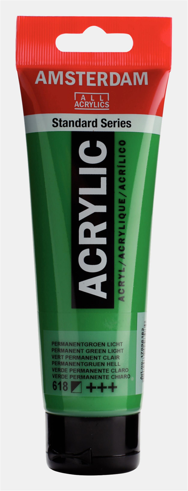 AMSTERDAM STANDART AKRİLİK 120 ML. PERMANENT GREEN LIGHT