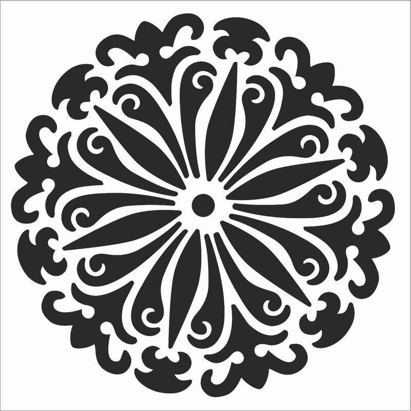 HD116 Home Dekor Stencil 45x45