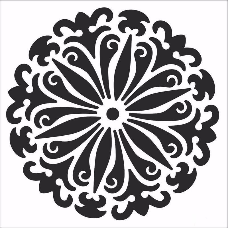 HD116 Home Dekor Stencil 45x45