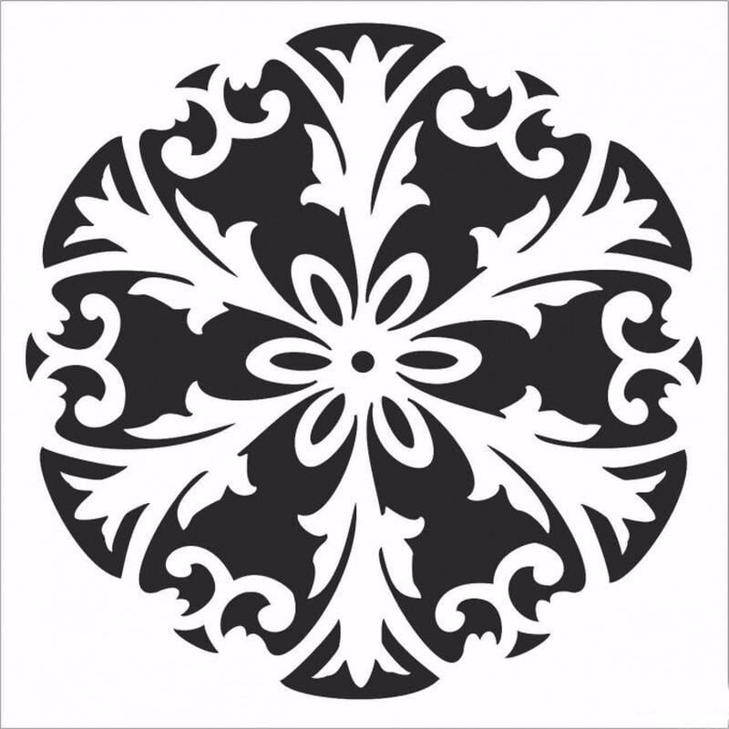 HD118 Home Dekor Stencil 45x45