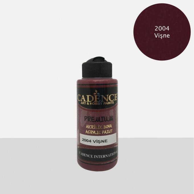PREMIUM AKRİLİK BOYA 2004 VİŞNE 120ML