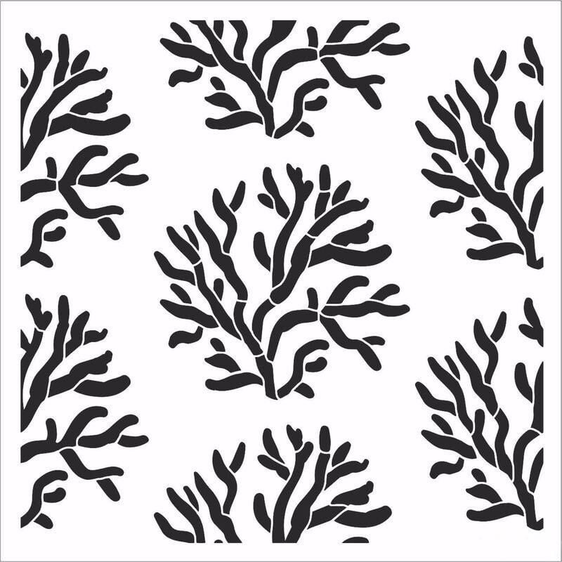 HD122 Home Dekor Stencil 45x45