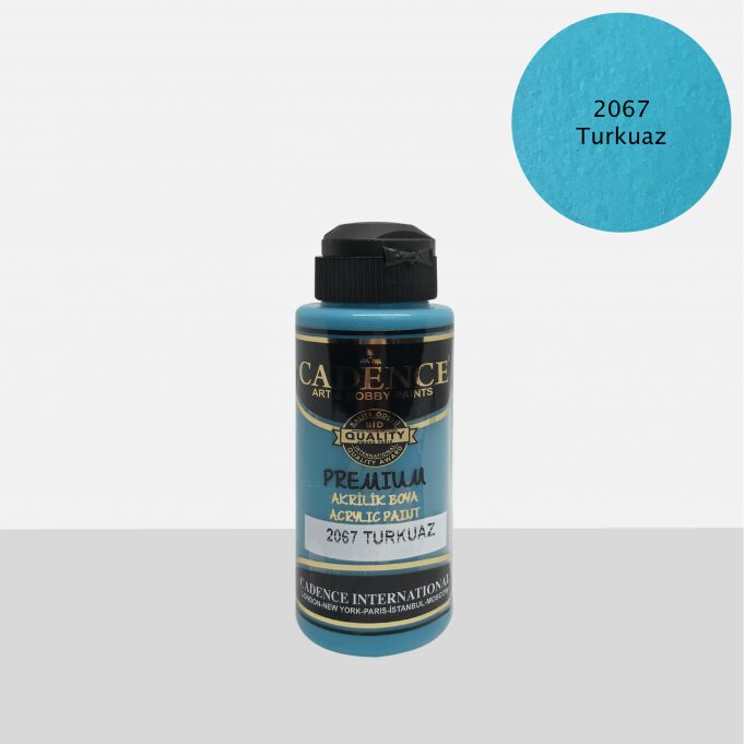 PREMIUM AKRİLİK BOYA 2067 TURKUAZ 120ML