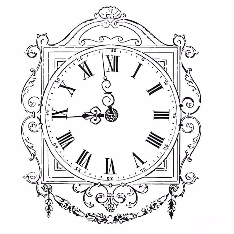 HOME DECOR MİNİ STENCIL HDM-63 25X25