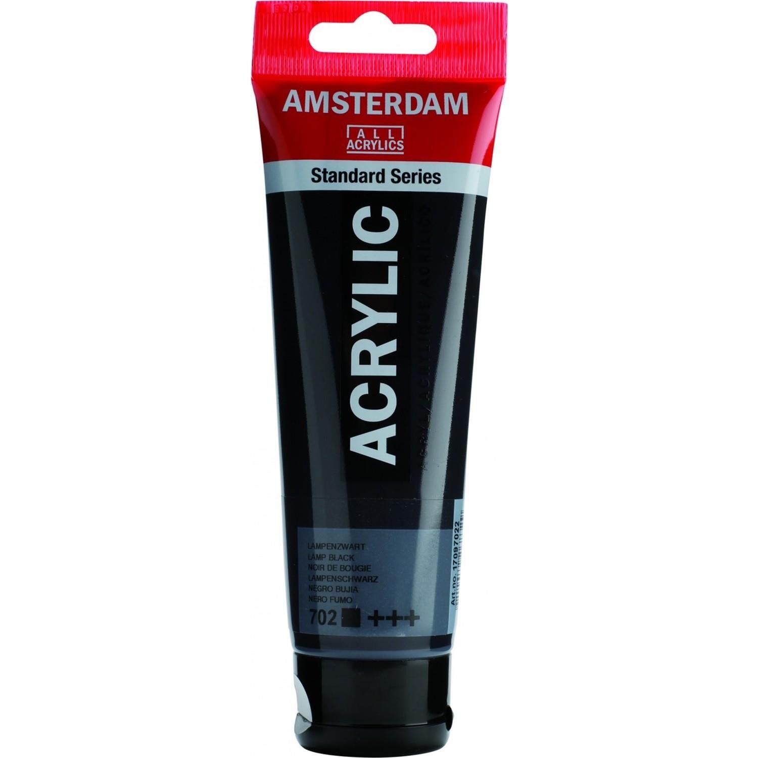 AMSTERDAM STANDART AKRİLİK 120 ML. LAMP BLACK