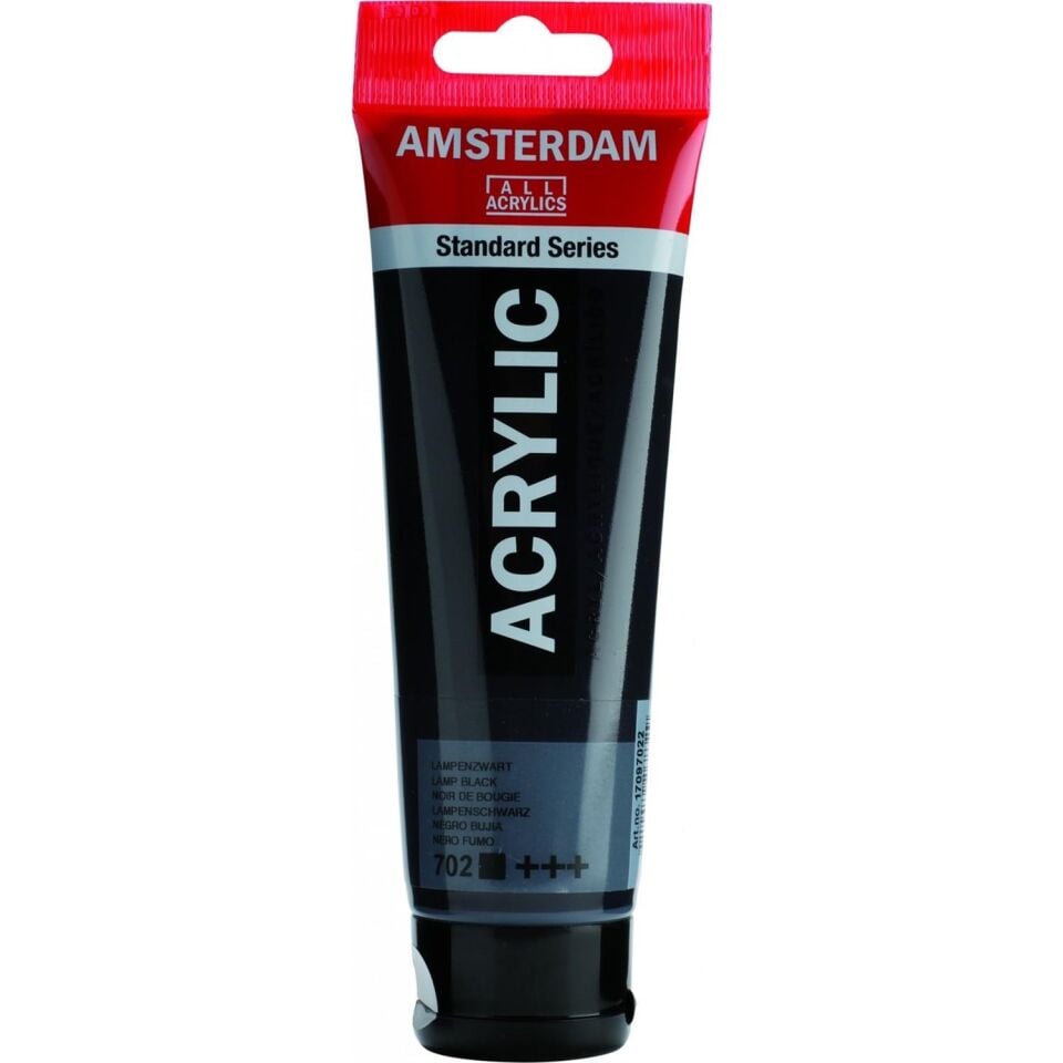 AMSTERDAM STANDART AKRİLİK 120 ML. LAMP BLACK