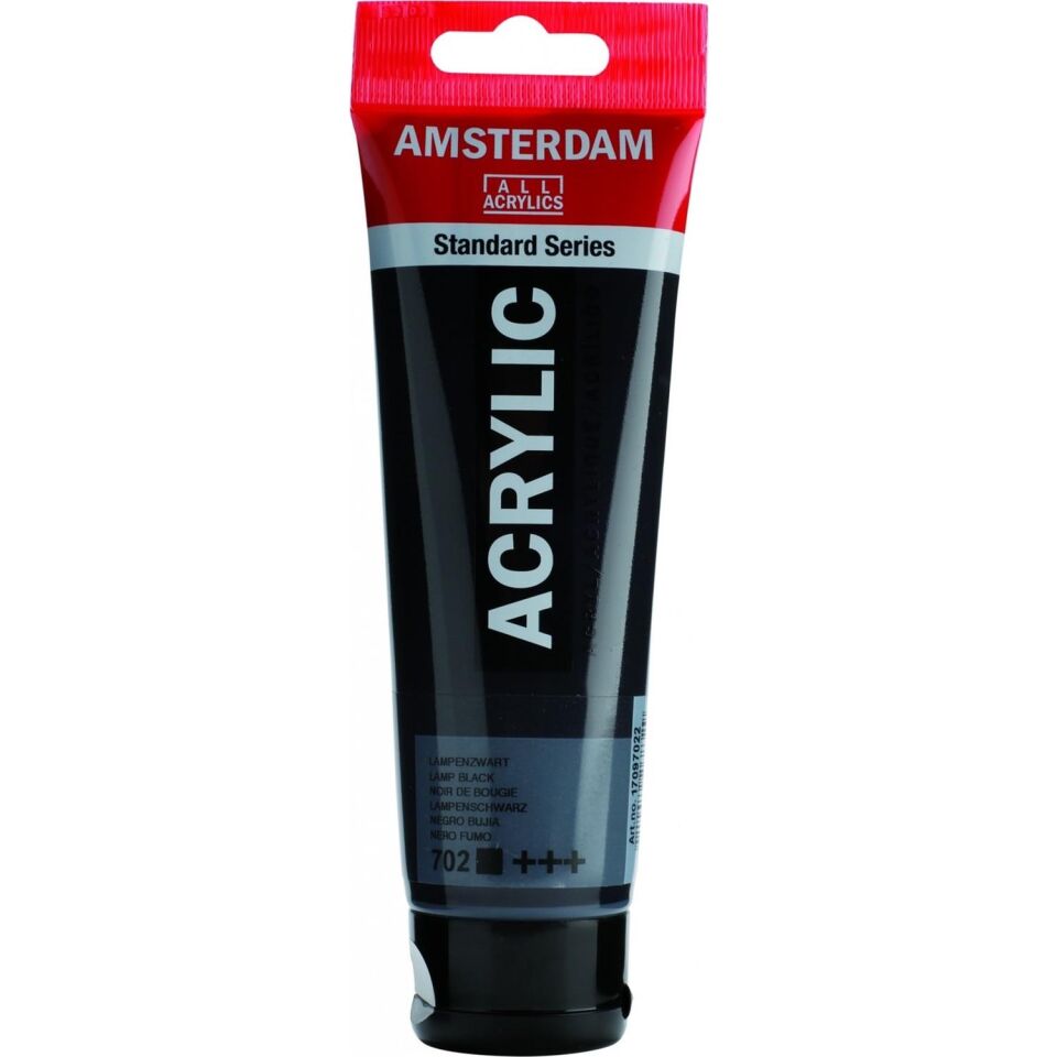 AMSTERDAM STANDART AKRİLİK 120 ML. LAMP BLACK