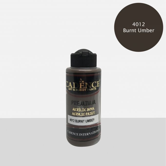 PREMIUM AKRİLİK BOYA 4012 BURNTUMBER 120ML