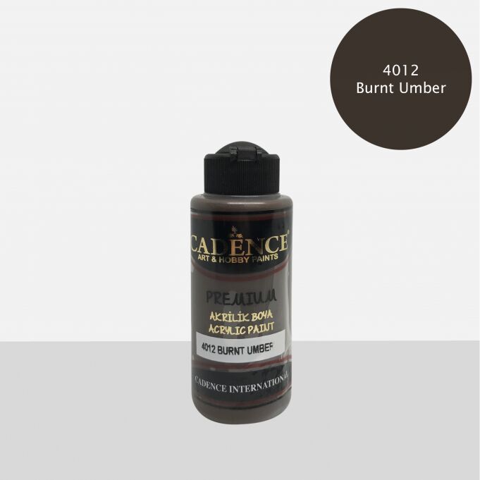 PREMIUM AKRİLİK BOYA 4012 BURNTUMBER 120ML