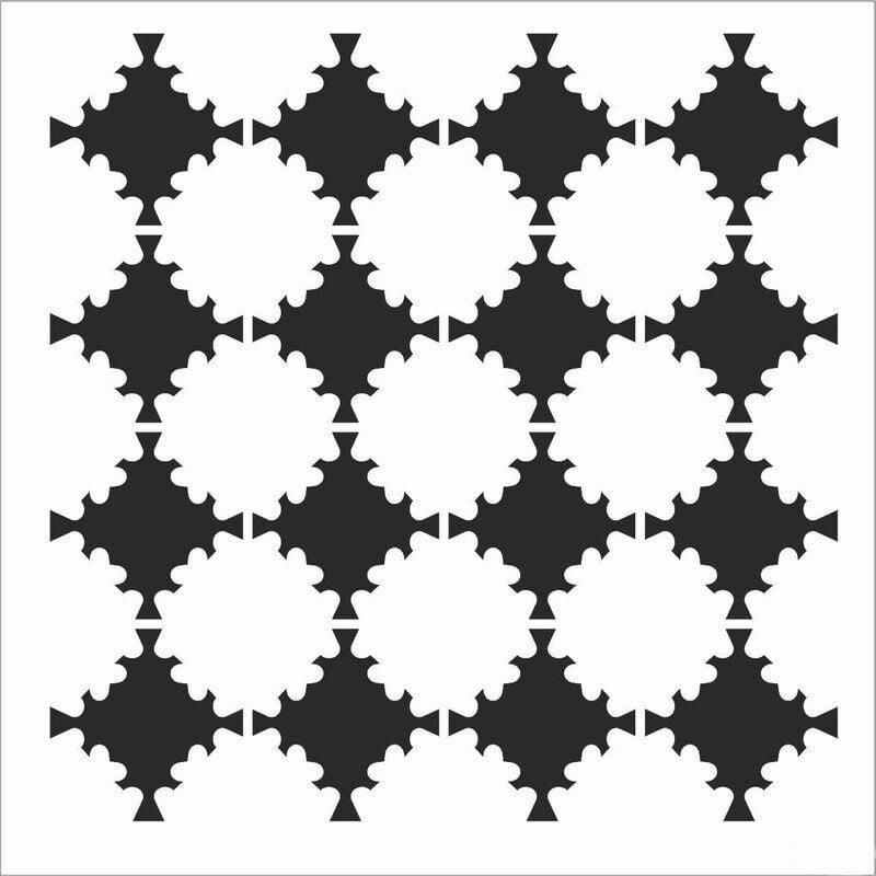 HD128 Home Dekor Stencil 45x45