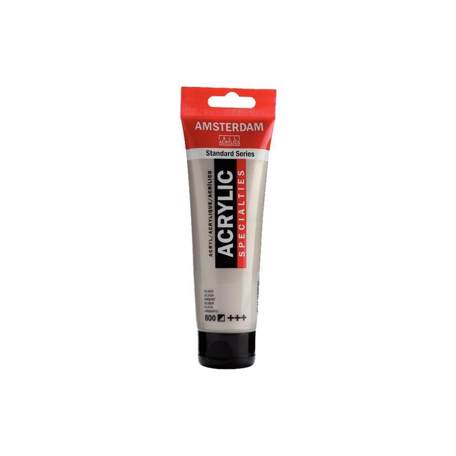 AMSTERDAM STANDART AKRİLİK 120 ML. SILVER